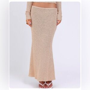 NWT tan tiger mist skirt size small